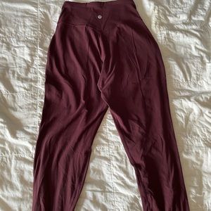 Maroon Lululemon Align Joggers